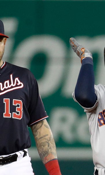 Altuve, Astros show up in World Series, win Game 3 in DC 4-1